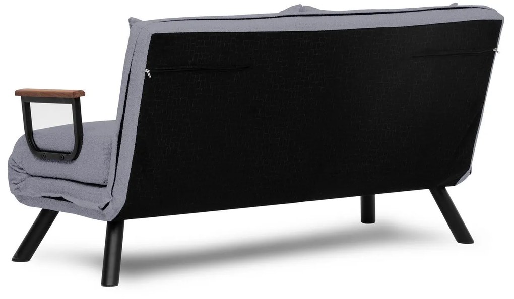 2 személyes kanapéágy Homoko 2-Seater - Szürke