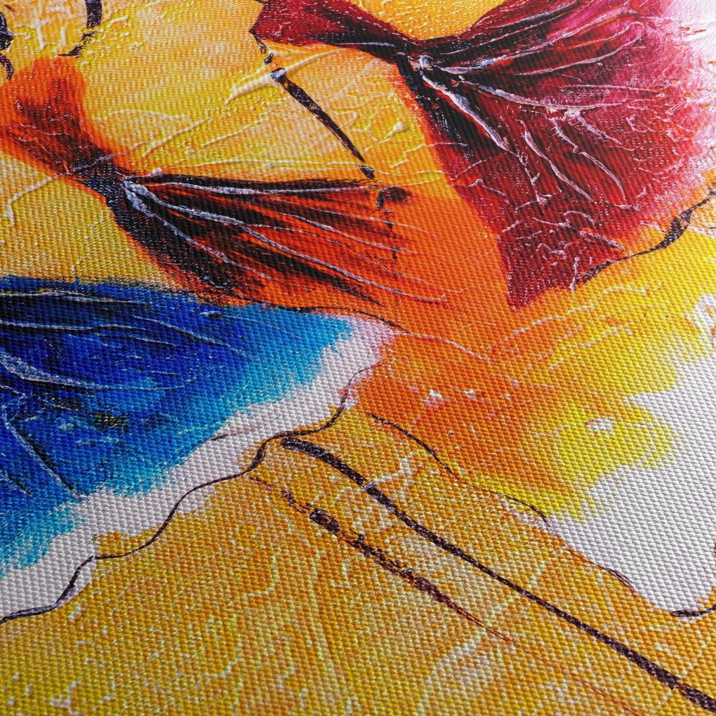 Kép - olajfestmény, balerinák (90x60 cm)