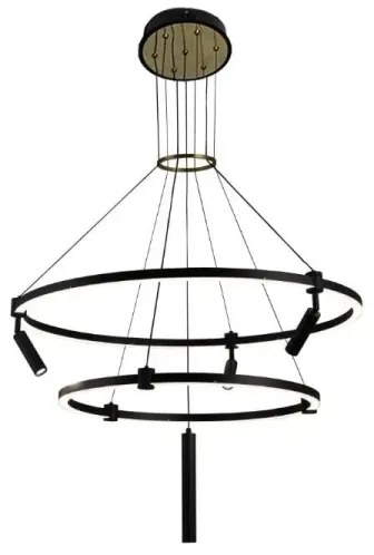 LED állítható fényerejű csillár kábellel LED/140W/230V 3000-6500K + DO