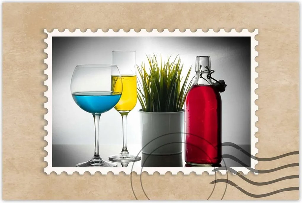 Poszterek 90x60 Színes italok Italok