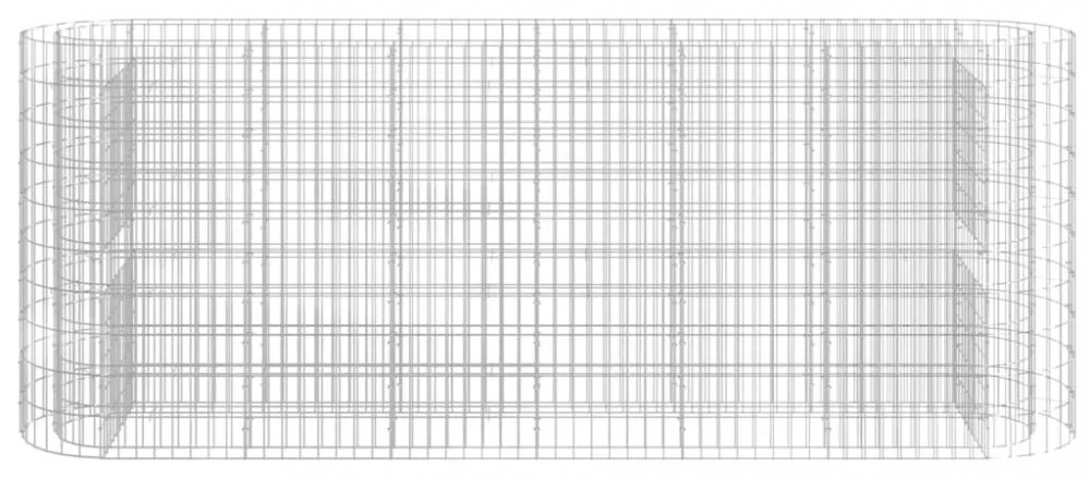 horganyzott vas gabion magaságyás 260x50x100 cm