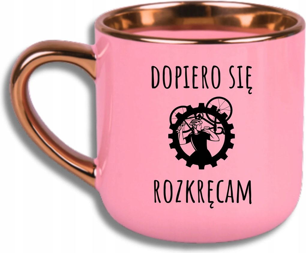 Bögre Rózsaszín Elegáns Nagy Vicces Ajándék Még Csak Most Kezdek