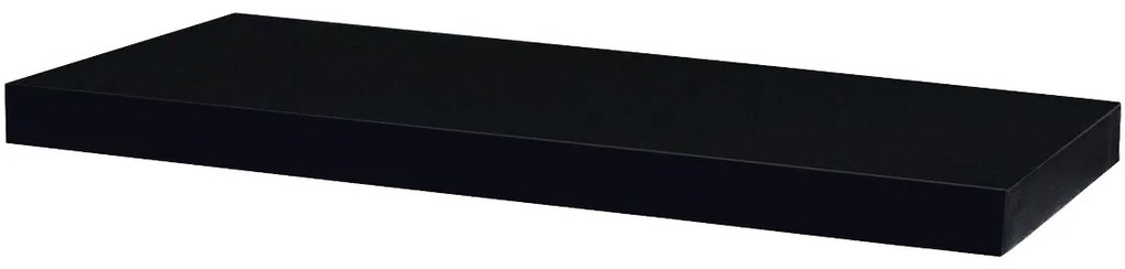 P-001 fali polc, fényes fekete