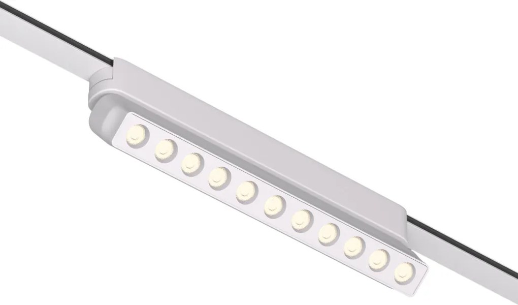 DK/EU-5368-WH Slim magnetic track light AIR GRILL, 12W, 2700-6500K, white color — DK/EU-5368-WH