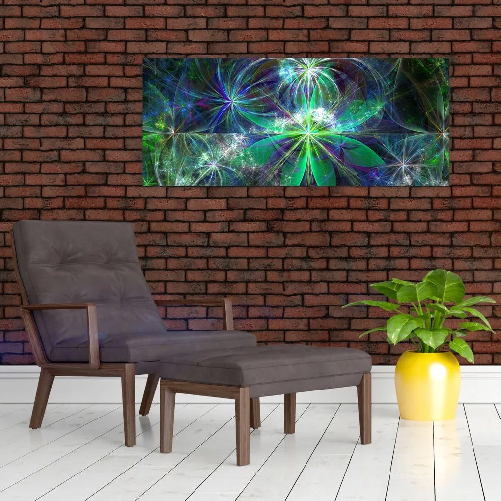 Kép - Absztrakt geometriai formák (120x50 cm)