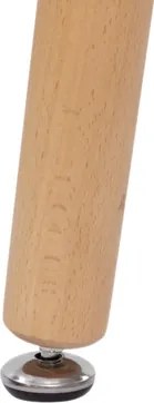 AKCIÓ Fehér étkezőasztal BERGEN 120x80 cm II. osztály