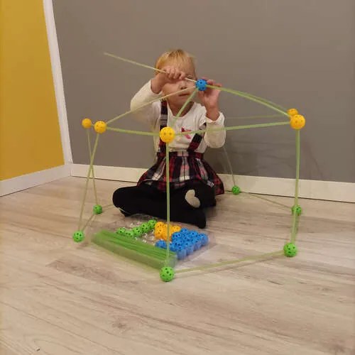 Erőd építőjáték - Funstruction - világító - 64+36 db