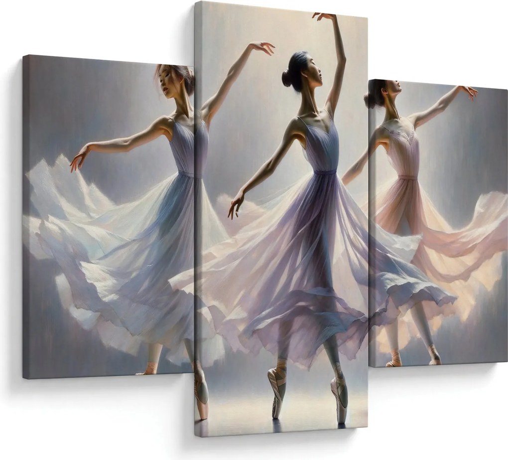 Kép - Három balerina (90x60 cm)