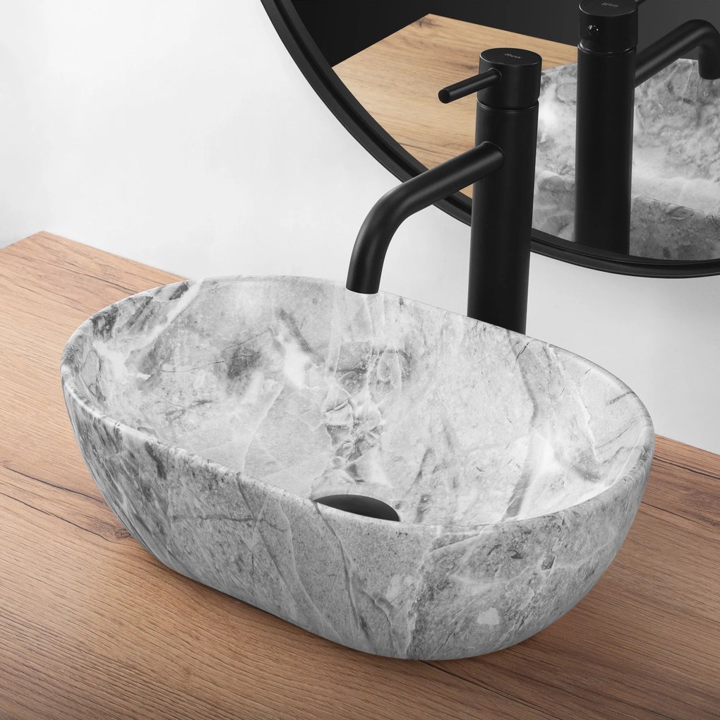 Pultos mosdókagyló Rea AMELIA MINI STONE MATT