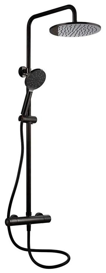 BATH DELUXE 31-120-07-02-00 - DRAGOR zuhanyszett termosztátos, matt fekete