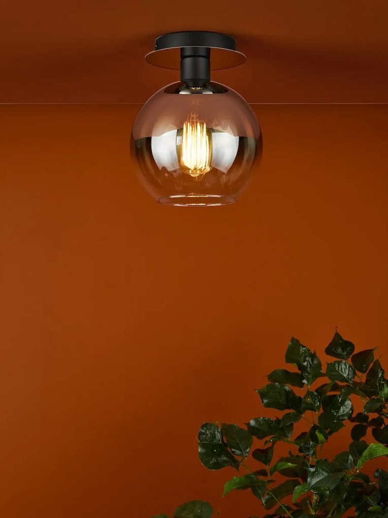 Dar Lighting modern mennyezeti lámpa lycia matt fekete darlyc0122