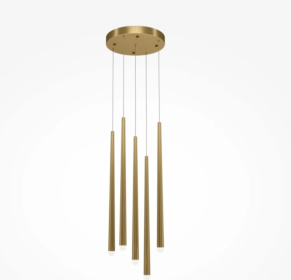 MAYTONI MOD132PL-L36BSK2 CASCADE Hengeres Függesztett Lámpa Sárgaréz LED IP20
