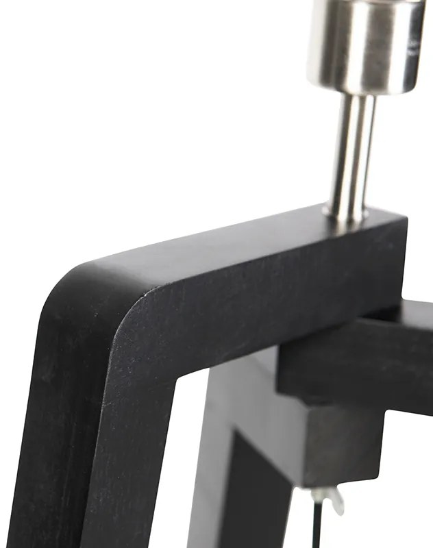 Állólámpa háromlábú fekete zöld árnyékkal és arannyal 50 cm - Puros