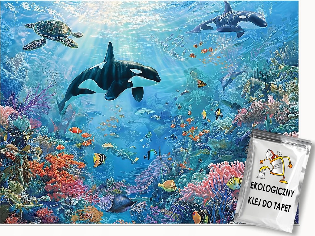 Gyerek Fotótapéta Óceán Korallzátony Teknősök Gyerek Tapéta 250x175