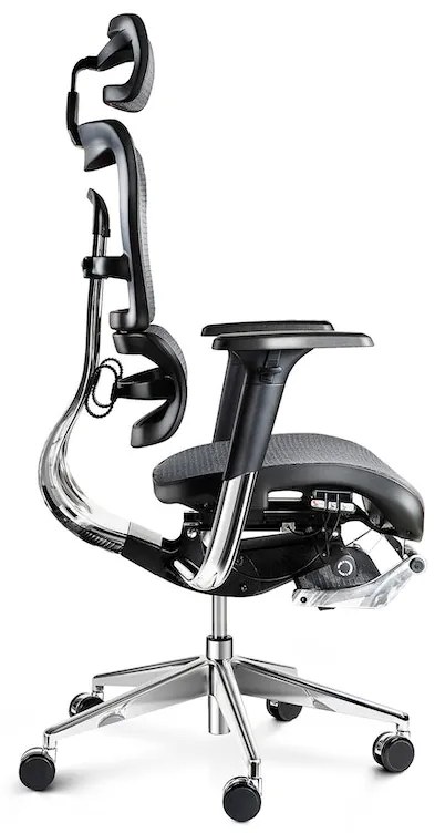 DIABLO V-MASTER ergonomikus irodai szék: fekete-szürke Diablochairs