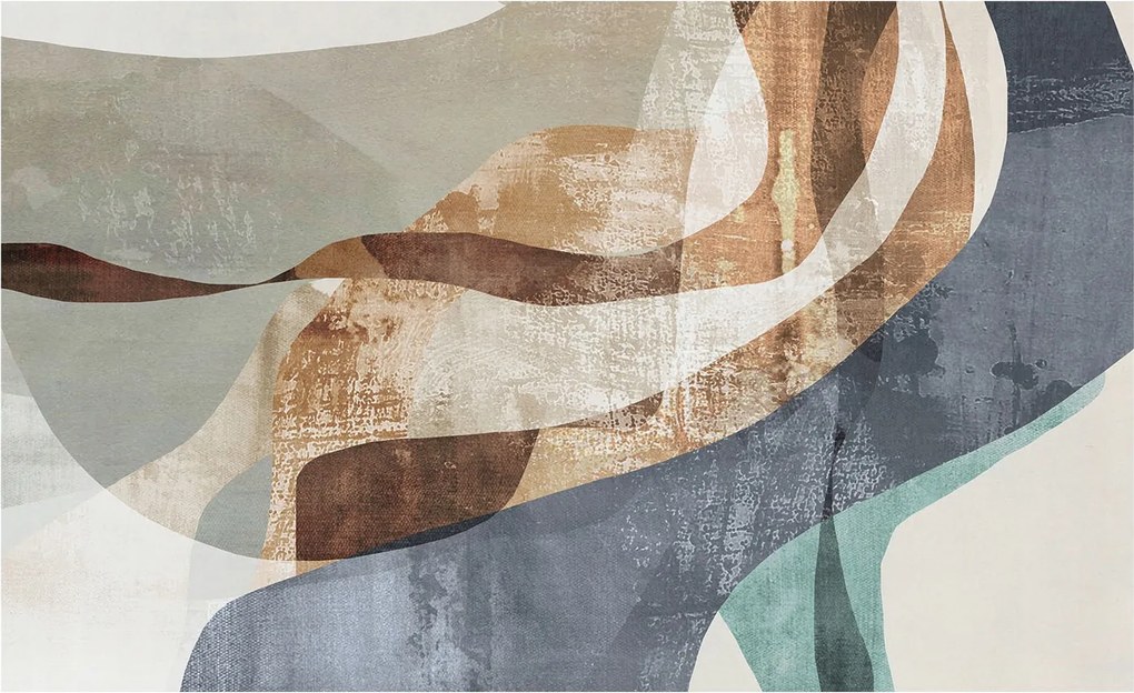 Fotó Fali tapéta Falfestmény Absztrakt kompozíció 416x254