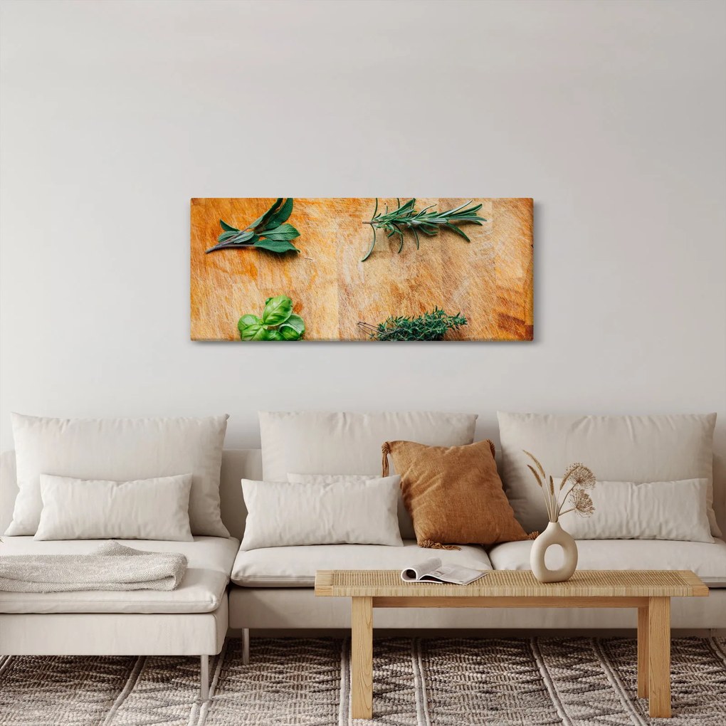 Kép - Gyógynövények (120x50 cm)