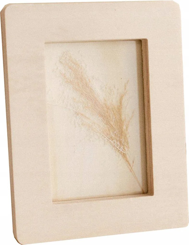 Képkeret fa sima bézs Klasszikus Fotó Formátum 15x10