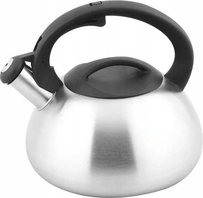 Nagy Rozsdamentes Acél Vízforraló Síppal, Matt, Gáz És Indukciós Főzőlaphoz, 3 Literes Hjorta Astrid