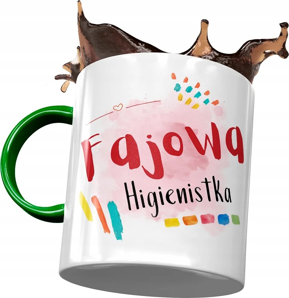 Zöld Bögre Higiénikusoknak Cool Ajándék Nyomtatott Fotóval