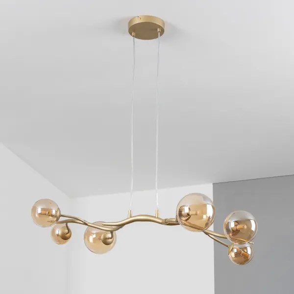 Brilagi - LED Csillár zsinóron MISTEL 6xG9/3W/230V arany