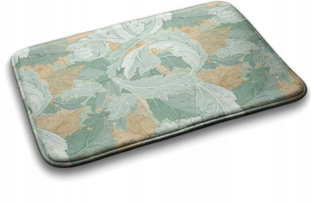 Nedvszívó fürdőszobaszőnyeg Növénylevelek 90x60 cm