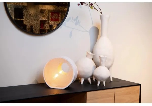 Lucide 10517/01/38 - Asztali lámpa LOXIA 1xE14/40W/230V fehér