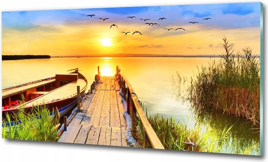 Fotó üvegkép Trópusi tengerpart 125x50