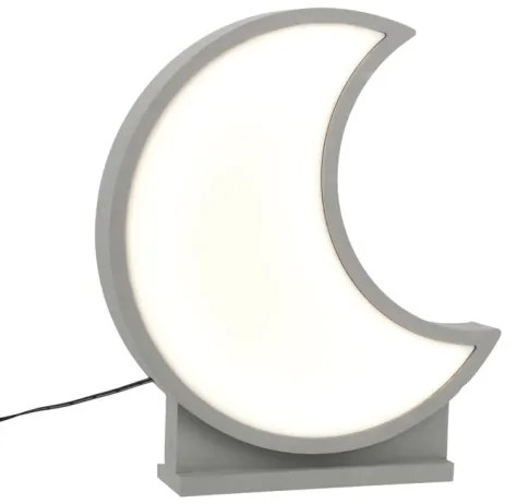 LED gyerekasztali lámpa MOON LED/12W/230V szürke