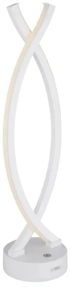 Globo 58457W - HELA LED érintős asztali lámpa, 1W, 3,7V, fehér, dimmelhető