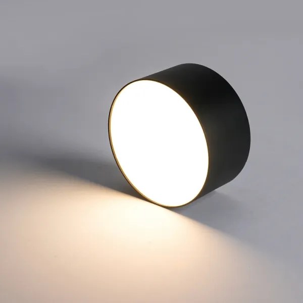 Brilagi - FORIS LED fürdőszobai mennyezeti lámpatest LED/20W/230V Ø 15 cm fekete IP44