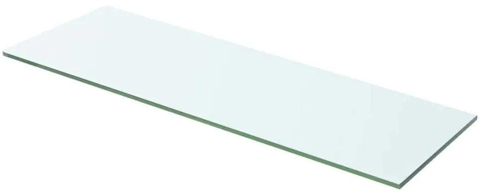 vidaXL 60x15 cm átlátszó panel üvegpolc
