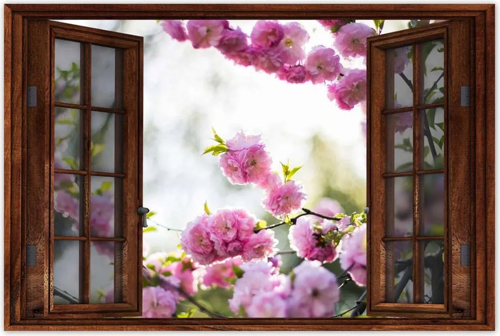 Poszter 60x40 Rózsaszín virágok Gyönyörű