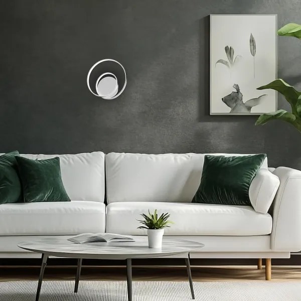 LED Fali lámpa LUCERO LED/13W/230V fényezett króm