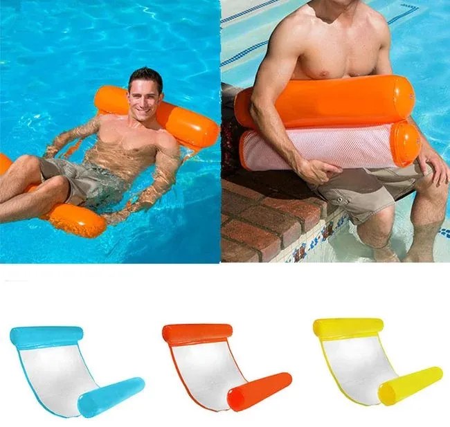 Felfújható matrac a vízbe - sárga