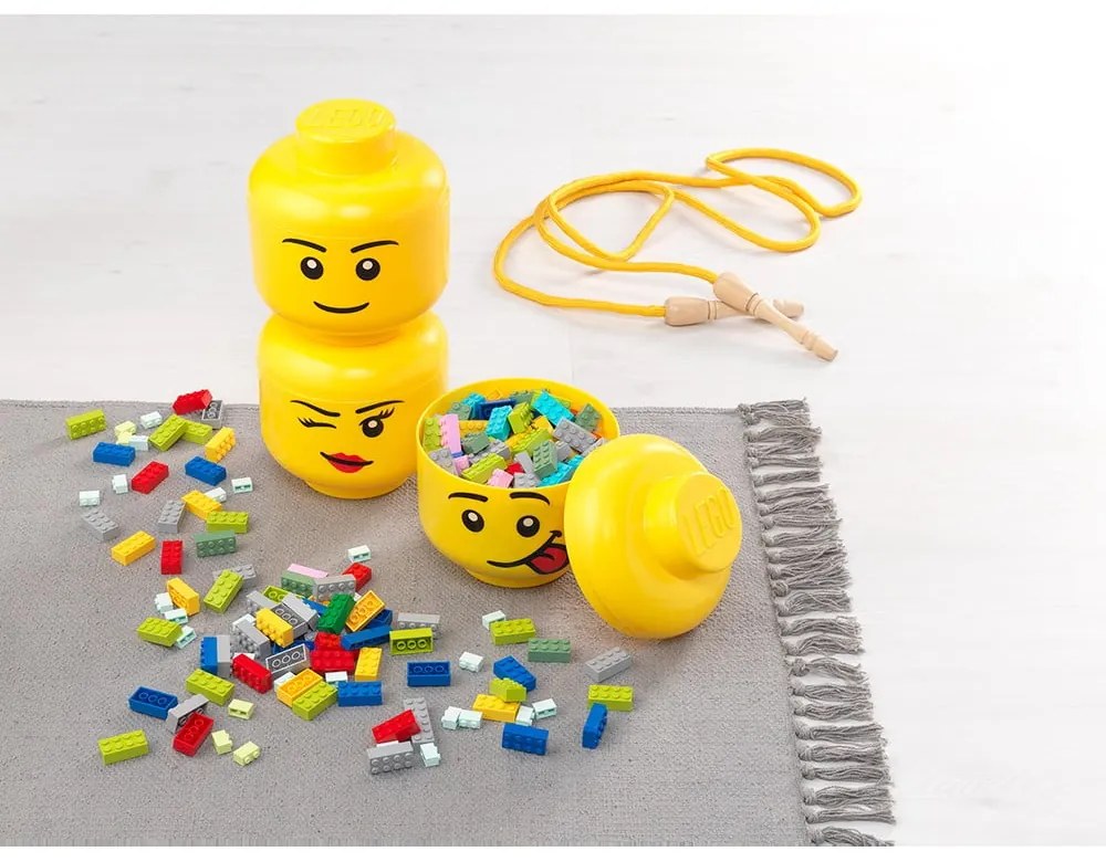 Girl minifigura fej tároló, ⌀ 16,3 cm - LEGO®
