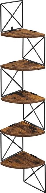 Polc, MDF, barna, ABP-E1051 OLW