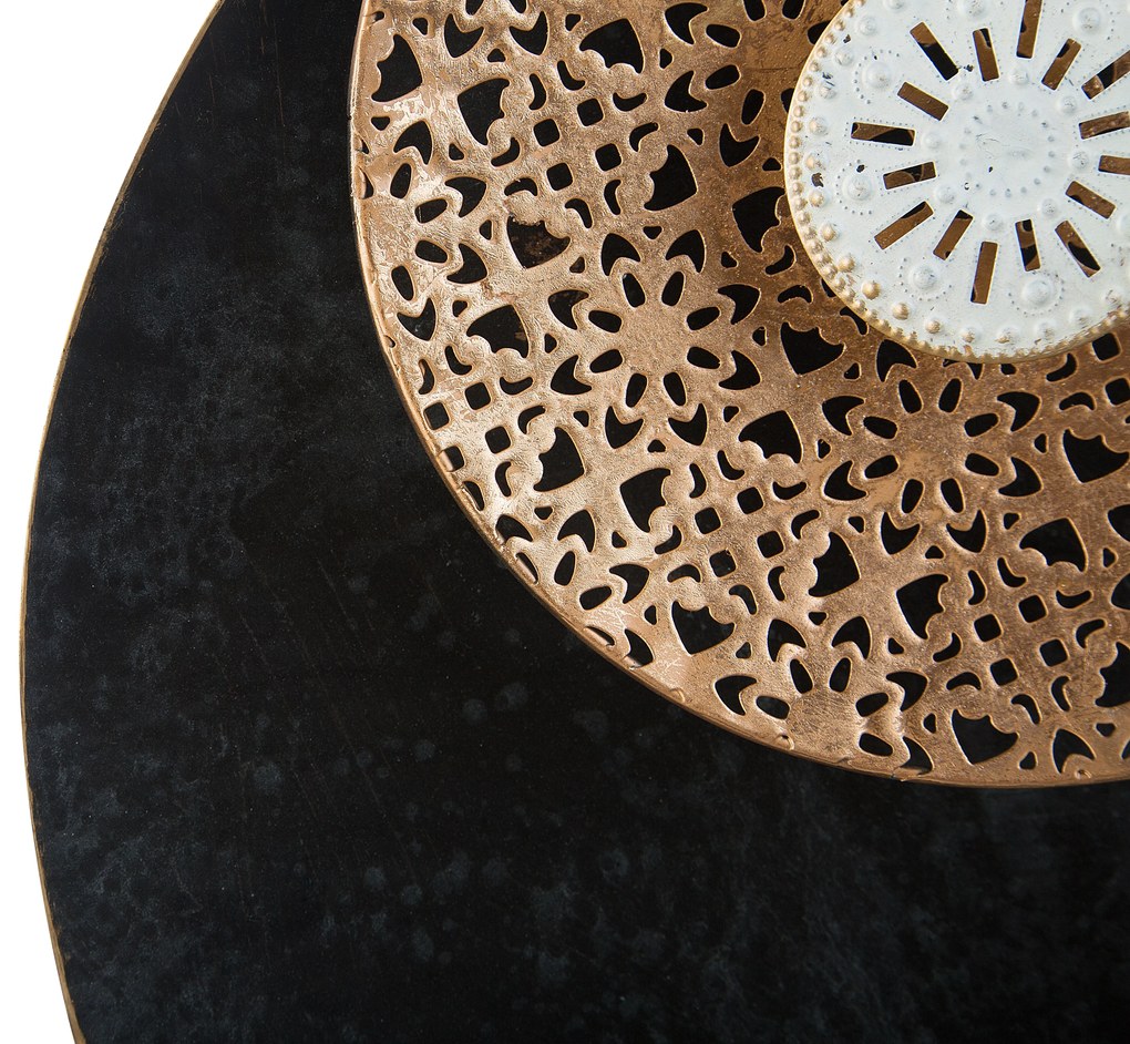 Fekete/Arany/Fehér Fali Dekoráció RUBIDIUM Beliani