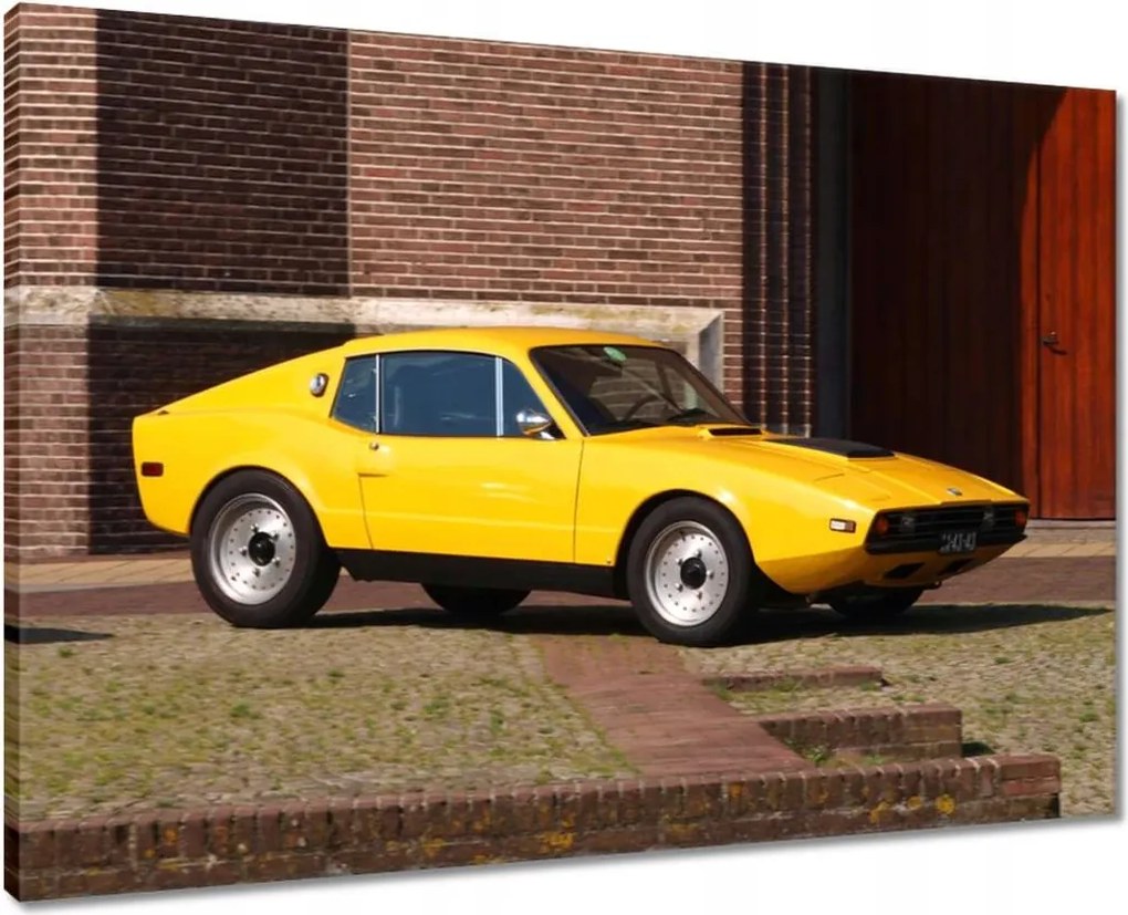 Vászonkép 70x50 Sárga sportautó