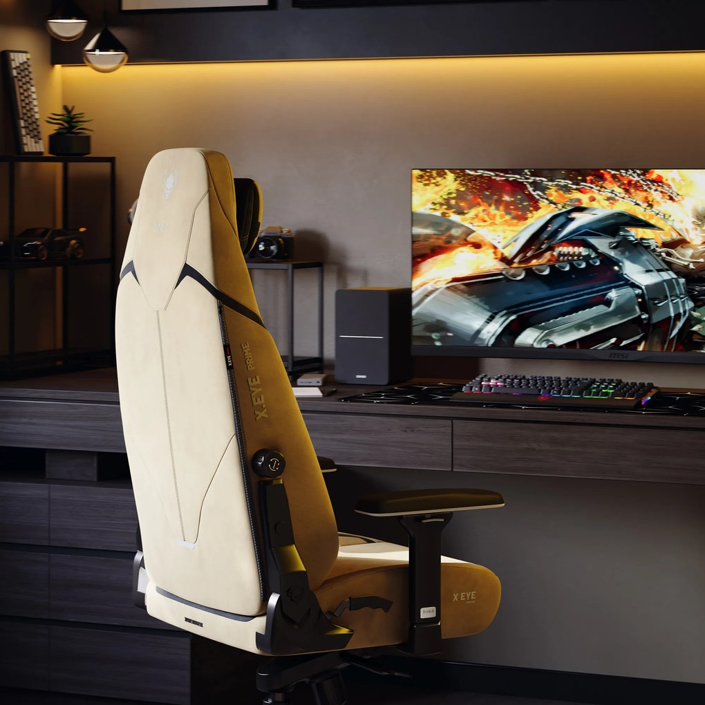 Gamer szék Normal Size arany-fekete: Diablo X-Eye Prime Broken Gold