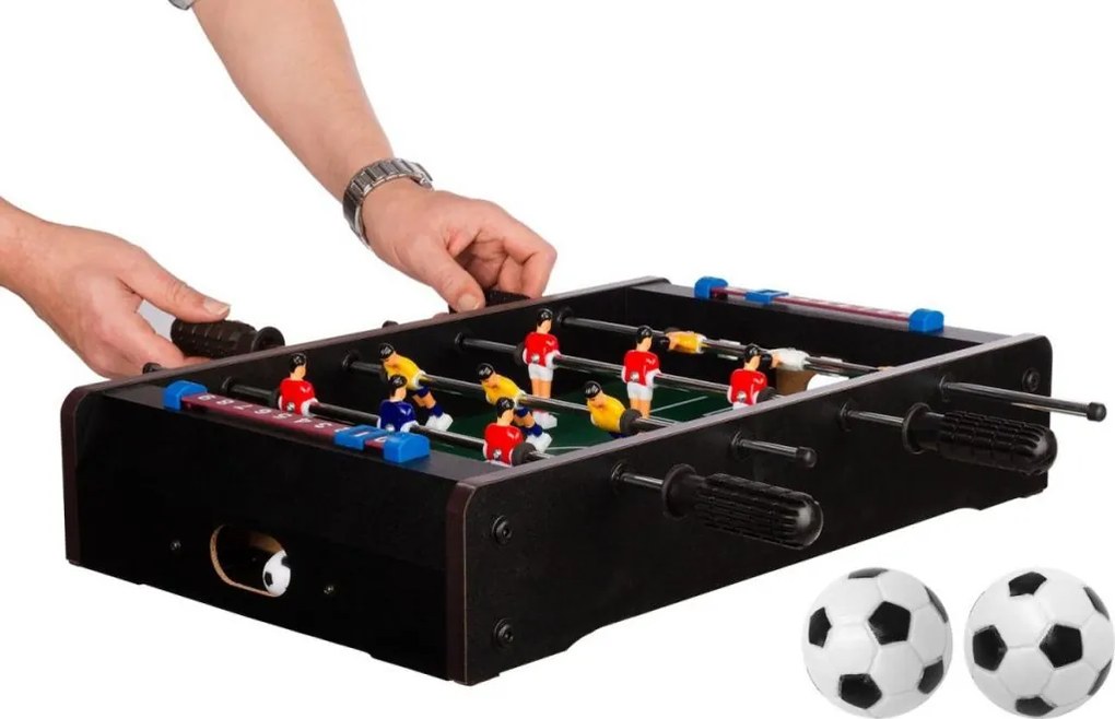 GamesPlanet® Csocsóasztal mini DUNDEE Fekete 51 x 31 cm