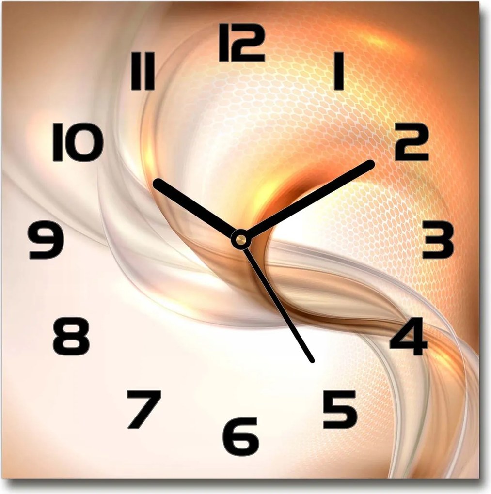 Üveg falióra Absztrakt háttér 30x30 cm