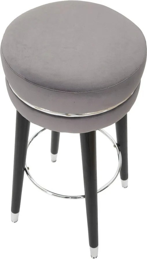 Szürke kárpitozott bárszék (ülésmagasság 74 cm) Paris – Mauro Ferretti