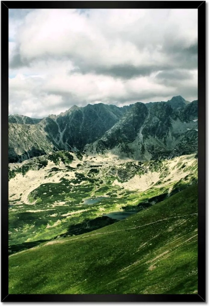 Poszterek keretben 40x60 Tátra Lengyel hegyek Kilátás