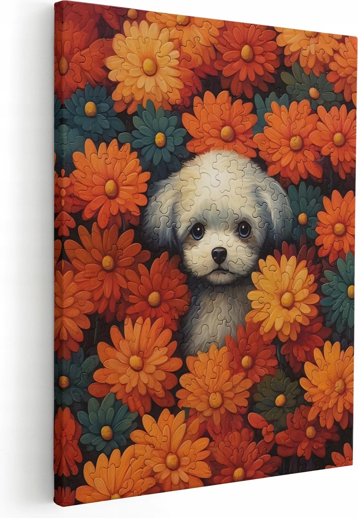 Vászonkép Nappaliba Vászonkép Hálószobába Kutya 50x70 cm