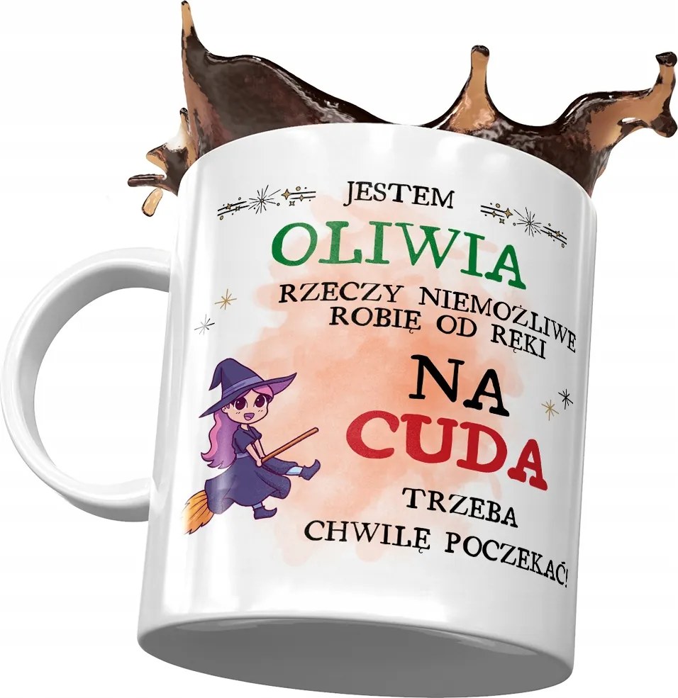 Bögre Olívia Barátnő Feleség Nyomtatott Fotóval