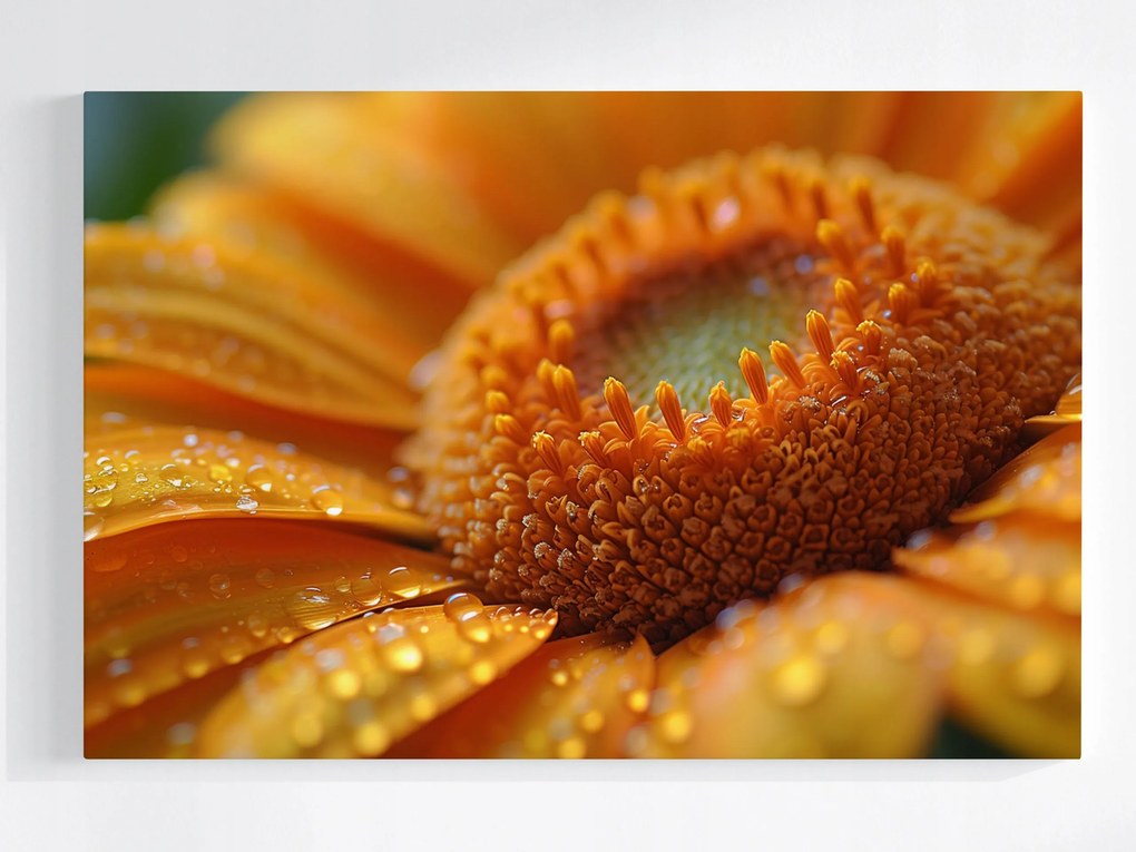 Vászonkép Canvas Természet Makro Fotózás Virág Gerbera Aster 120x80