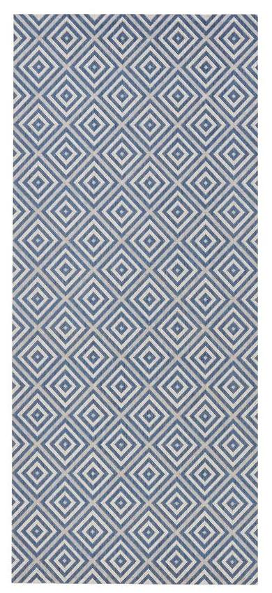 Karo kék kültéri szőnyeg, 80 x 150 m - NORTHRUGS