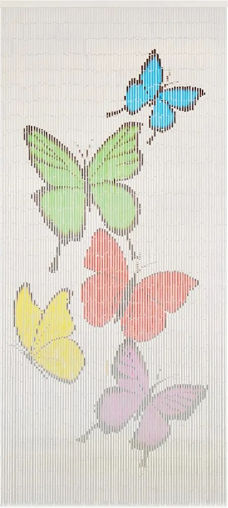 vidaXL bambusz szúnyogháló ajtófüggöny 90 x 200 cm