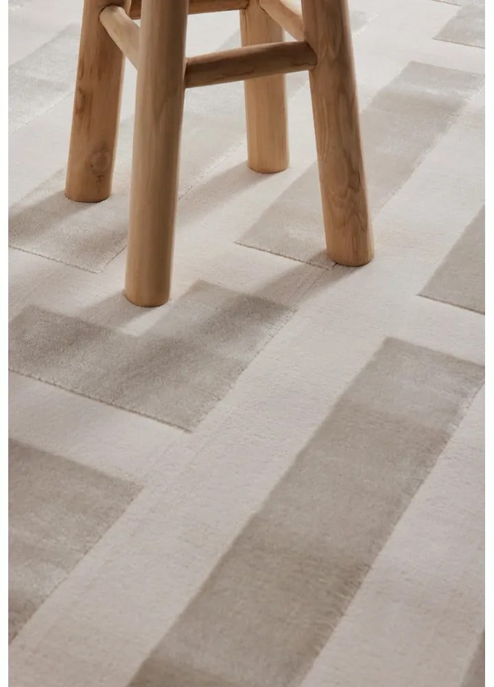 Szürke-krémszínű szőnyeg 120x170 cm Perles Onyx – Elle Decoration